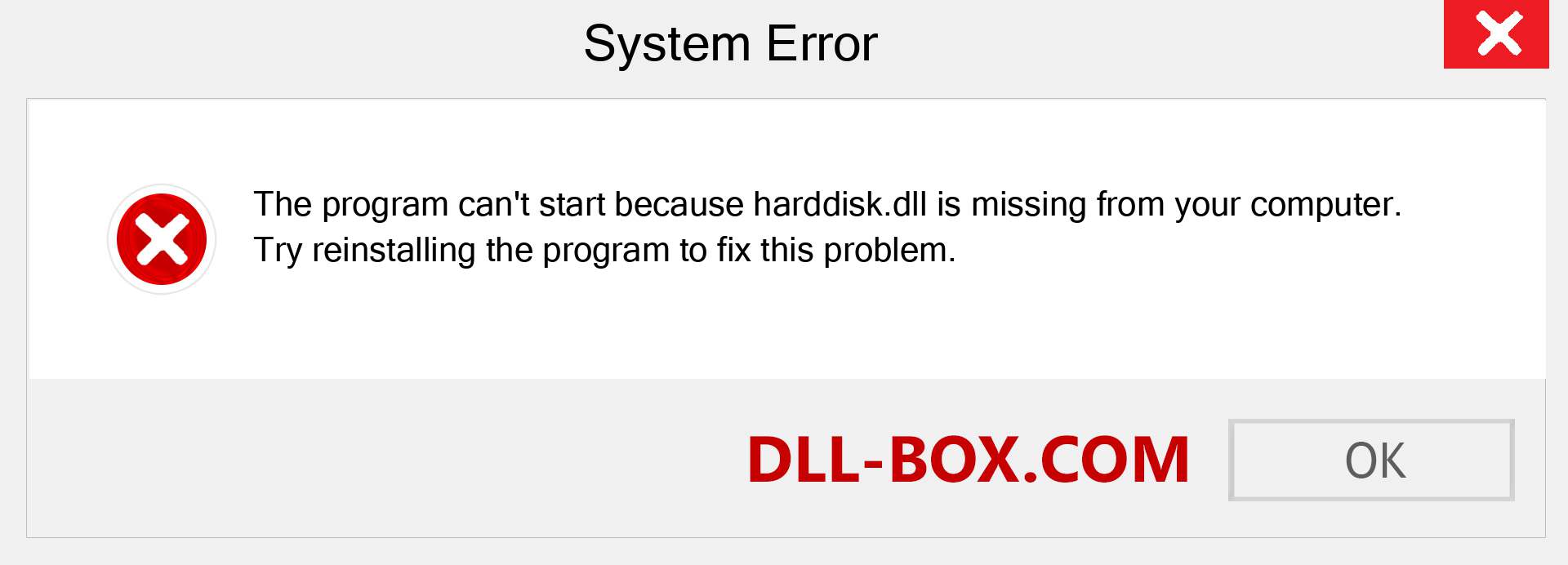  harddisk.dll file is missing?. Download for Windows 7, 8, 10 - Fix  harddisk dll Missing Error on Windows, photos, images